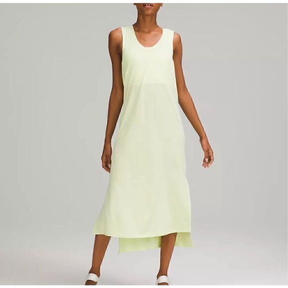 Lululemon Dresses & Skirts - Lululemon All Yours Tank Maxi Dress CPNG Crispin Neon Green size 14